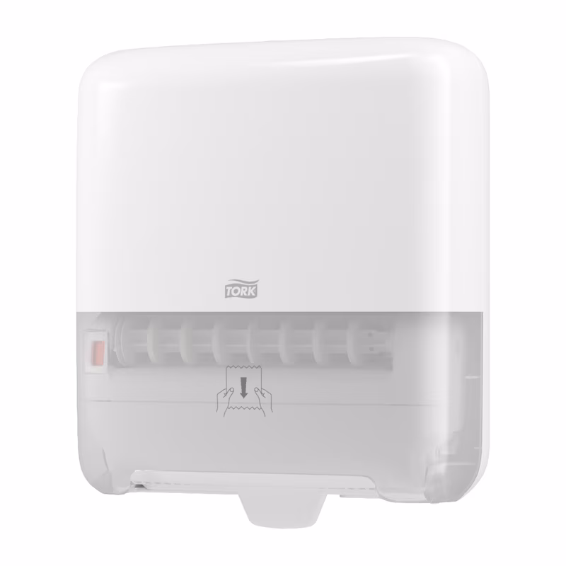 Dozator Profesional Tork Matic® Alb H1 pentru Prosoape Hârtie Rolă — SKU 551000