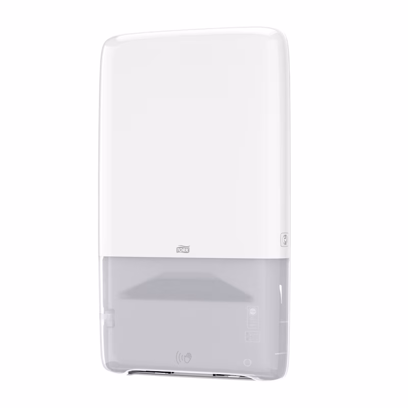 Tork PeakServe Dozator Automat Prosoape Hârtie pentru Mâini Alb – Dispenser Profesional pentru Grupuri Sanitare — SKU 552504