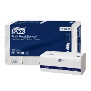Prosoape pentru mâini din hârtie albă Tork PeakServe H5 – Consumabile igienă profesionale — SKU 100585